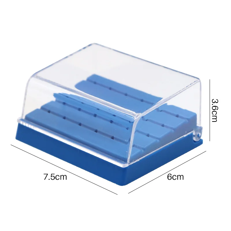 1pc 24 otwory wiertła dentystyczne uchwyt wiertła ząb Bur blok uchwyt sterylizator-autoklaw Case pojemnik do dezynfekcji wyciągnąć szuflady