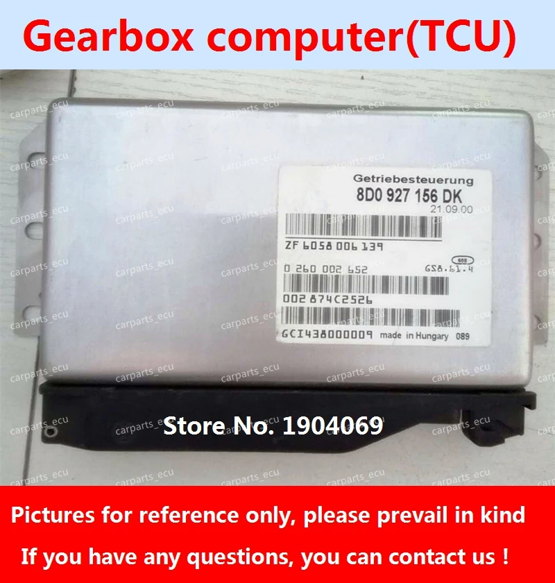 لأودي سيارة نقل الكمبيوتر/01 فولت علبة التروس الكمبيوتر/01 فولت TCU/8D0927156DK/4D0927156DR/4D0927156AH/3B0927156DR/3D0927156AH