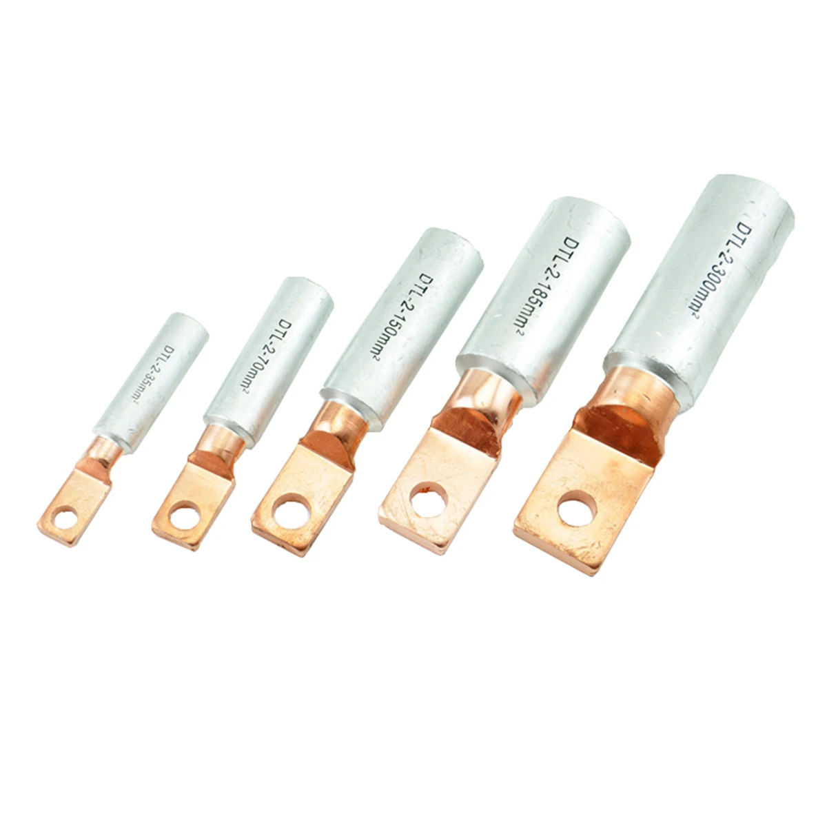 DTL/DLT-16/25/35/50/95/70/120/150/300 Mm2ทองแดงจมูก transition Terminal อลูมิเนียมสายไฟน้ำมันการปิดกั้นสายไฟจมูก