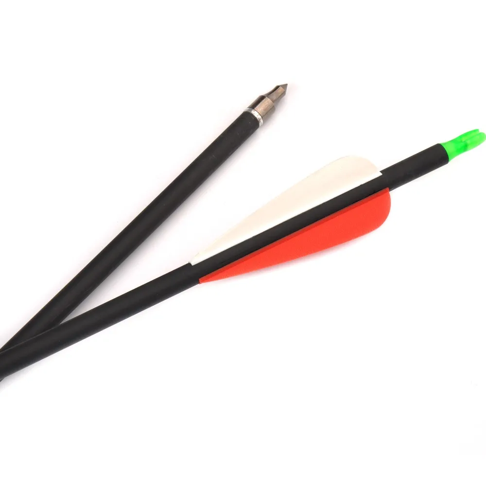 Mixed Carbon Arrow 28/30/32 Inches Spine 500 Diameter 7.8 mm for Compound/Recurve Bow Archery Shooting