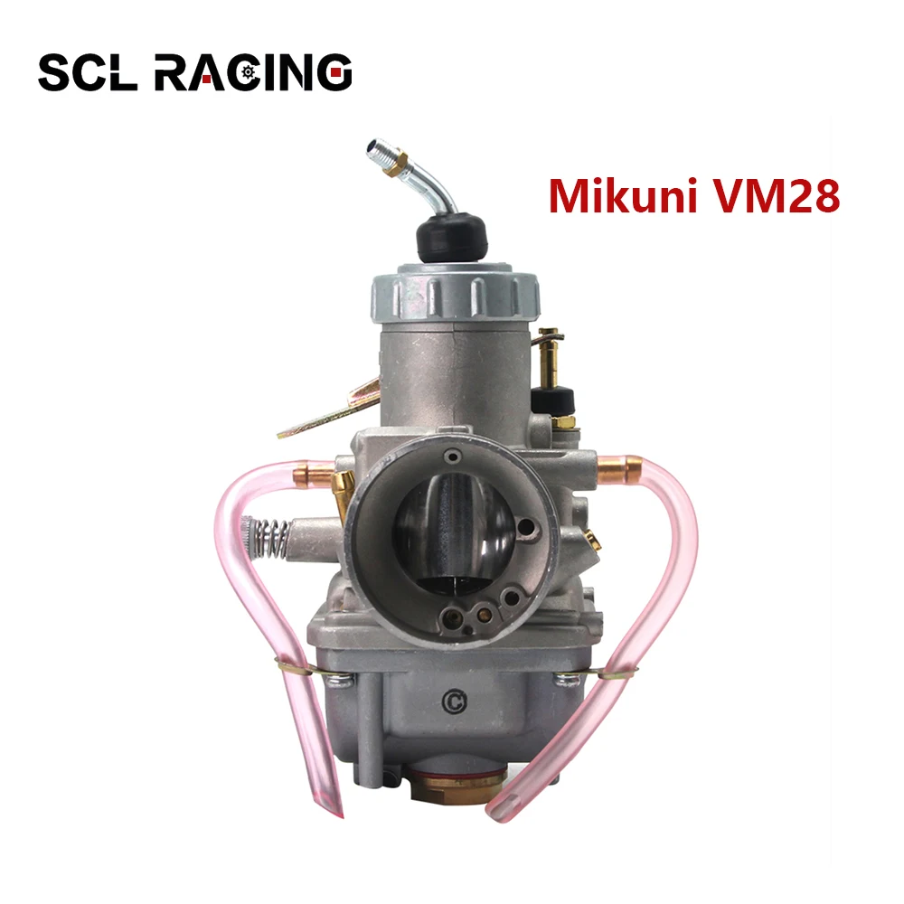 Alconstar Motorcycle 32mm Mikun VM28 Carburetor Carb Manual Damper Carb For Yamaha DT125 125cc Moto Dirt Pit Bike ATV Quad