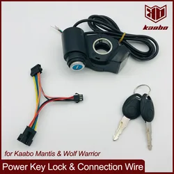 Power Key Lock Ignition Connection Wire Original Parts for Kaabo Mantis Wolf Warrior Electric Scooter