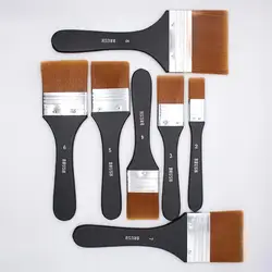 Brosse de peinture à l'huile en Nylon, 7styles, facile à nettoyer, pour le nettoyage du bois