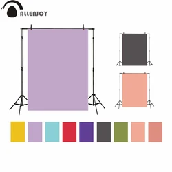 Allenjoy professional photography studio backdrop solid pure color Portrait photoshoot background polyester photophone photozone