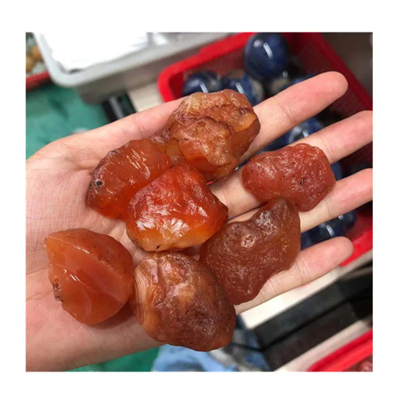 Red Carnelian Rough Stones Natural Carved Crystal Raw Gemstone For Healing