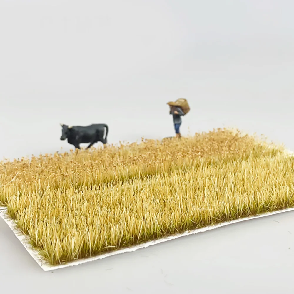 1:72-87 Miniature Wheat Field Military For Railway Artificial Mini Terrain Lawn Wargame Landscape Scenery Diorama Accessories