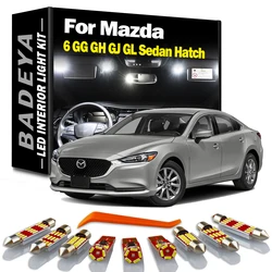 BADEYA Canbus LED Interior Light Kit For Mazda 6 GG GH GJ GL Sedan Hatch 2003-2018 2019 2020 Vehicle Lamp Car Led Bulbs No Error