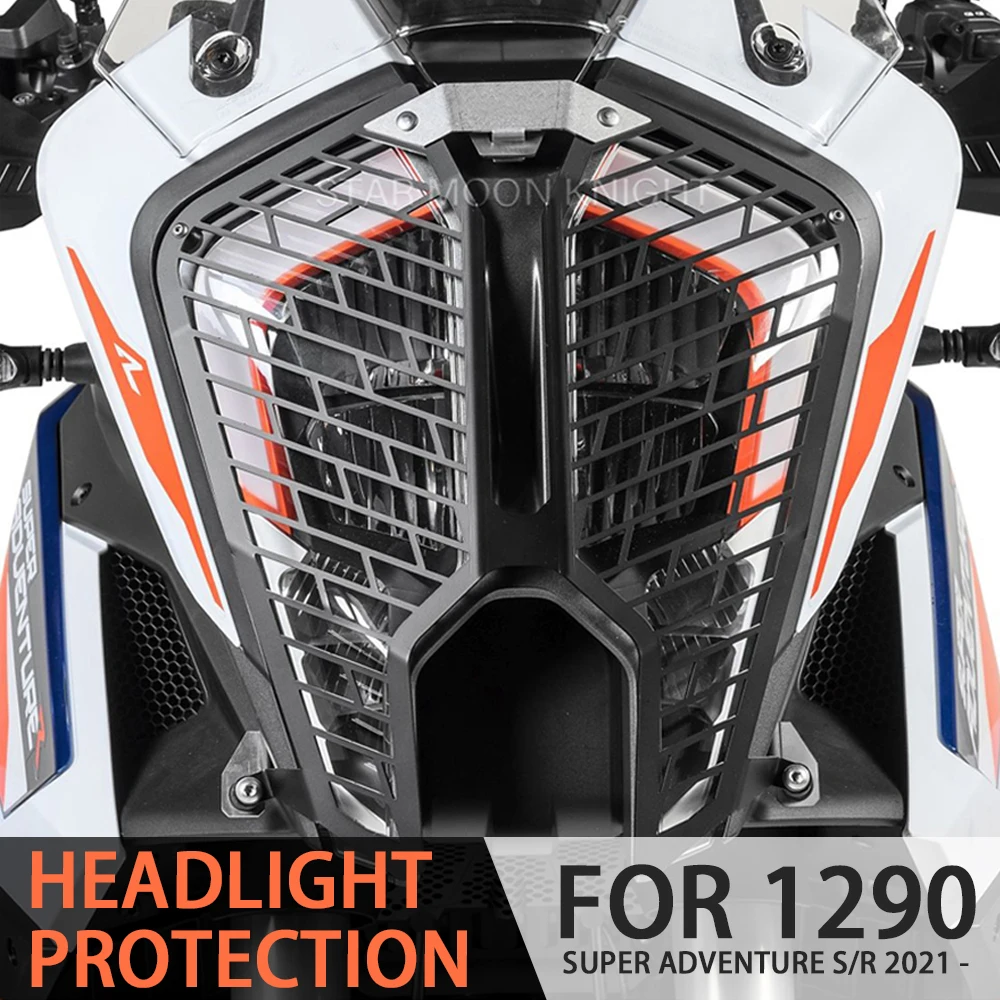 Motorcycle Accessories For 1290 Super Adventure ADV S R 2021 2022 - Headlight Head Light Guard Protector Cover Protection Grill