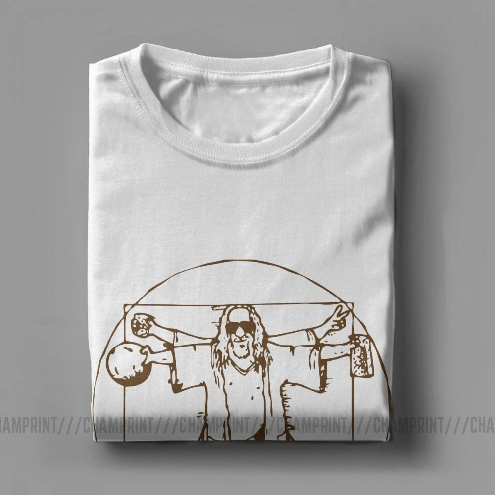 The Big Lebowski T-Shirts The Dude T Shirt Man\'s Plus Size Tops Creative T-Shirt Round Neck Pure Cotton Tee Shirt