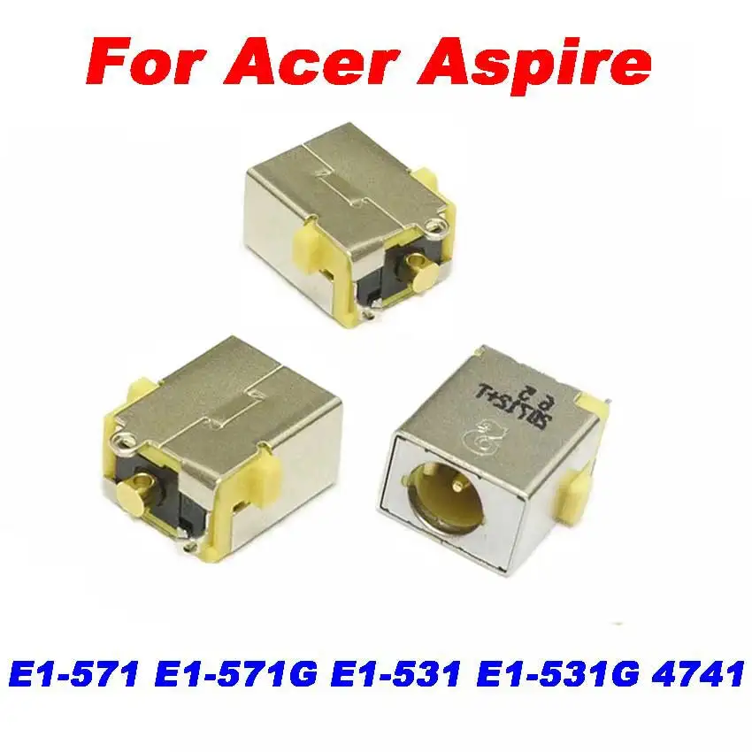 10-100Pcs DC Power Jack Connector Cable Scoket For Acer Aspire E1-571 E1-571G E1-531 E1-531G 4741 Charging Port Connector