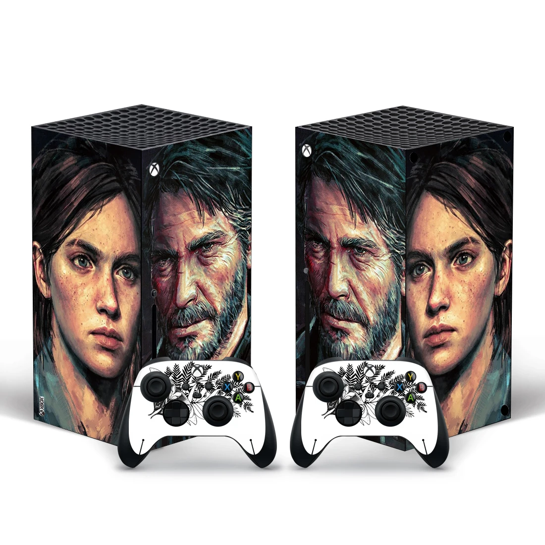 The Last Of Us Style Xbox Series X Skin Sticker for Console & 2 Controllers Decal Vinyl Protective Skins Style 1