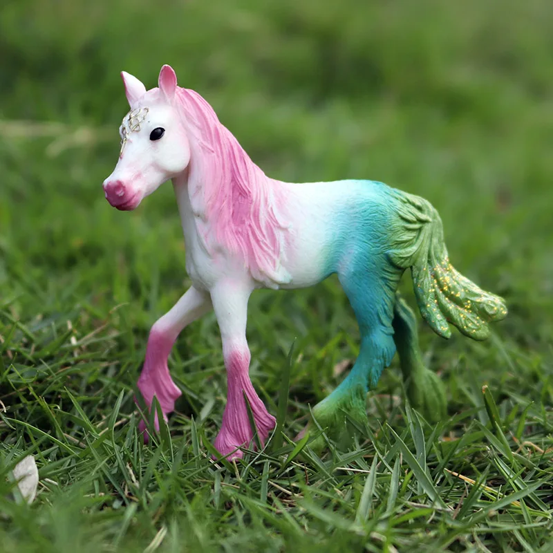 Oenux Original Echte Märchen Fliegen Pferd Simulation Tier Mythische Elfen Elf Pegasus Action-figuren Modell PVC Nette Kinder Spielzeug – Detail 24