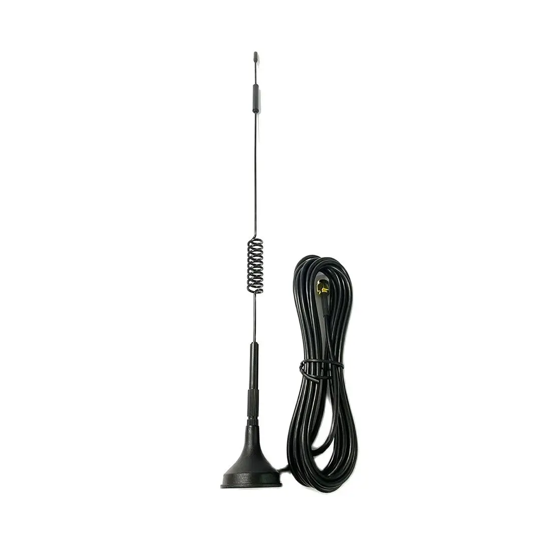 High Gain Omni WiFi Antenna, Magnetic Base, 3M Cable, RP SMA Male Plug Connector, 2.4GHz, 7dbi, #1, 1Pc