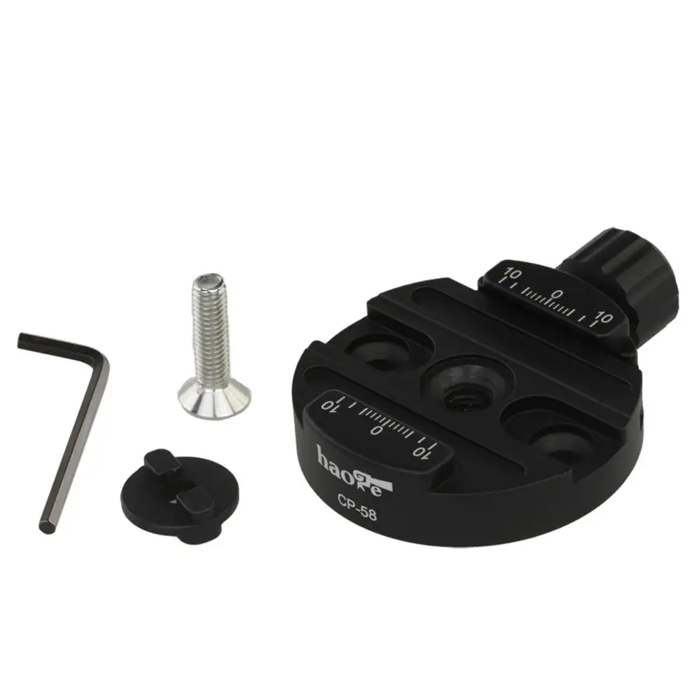 Haoge-محول كومبو Boss مع مشبك سريع التحرير متوافق مع Arca-Swiss ، 58 مللي متر ، بديل لحامل ثلاثي القوائم
