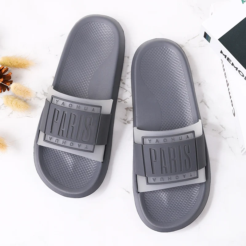 Summer Men Slippers Indoor Home Slides Bathroom Slippers Massage Loafers Men Outdoor Clogs Garden Shoes Beach Sandals Flip Flops