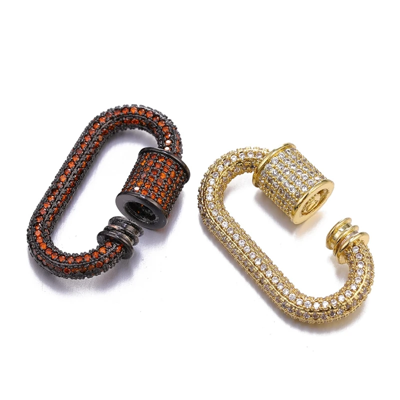 Juya DIY Neue Designer Kostüm Schmuck Machen Liefert Handgemachte Dekorative Anhänger Karabiner Verschluss Schraube Lock Verschlüsse Großhandel – Detail 24