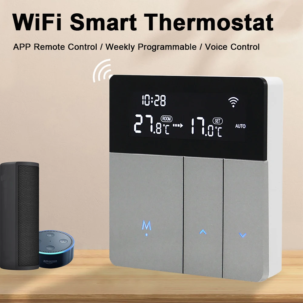 Smart WiFi Thermostat 220V 3A/16A Temperature Controller Energy Saving Warm Floor Heating Water Boiler Thermostat Work with Tuya