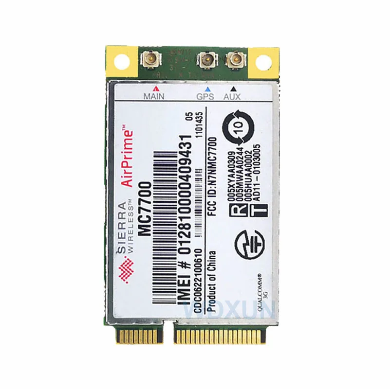 Unlocked 4G Wwan Gps Module Sierra MC7700 Mini Pci Express GOBI4000 Hspa + 4G Lte 100Mbps Draadloze wlan Kaart Gprs Module