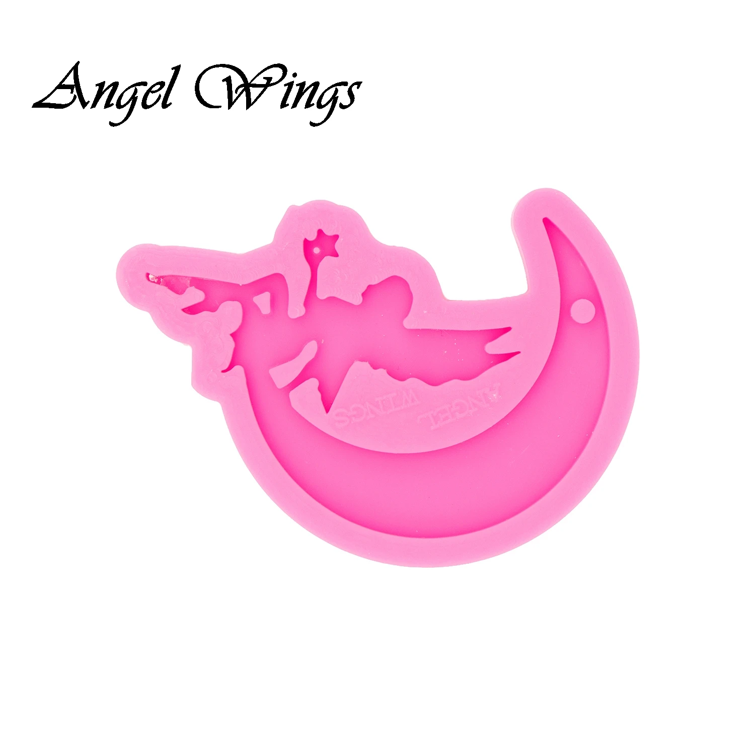Fairy Keychains Silicone Molds DIY MOONTINK Necklace Jewelry Shiny Epoxy Resin Mould DY0514