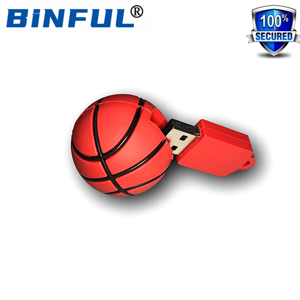 BINFUL USB 3.0 Sports Series Basketball 2TB 1TB 512GB usb flash drive 1000GB 2000GB Cartoon pen drive usb memory stick u disk