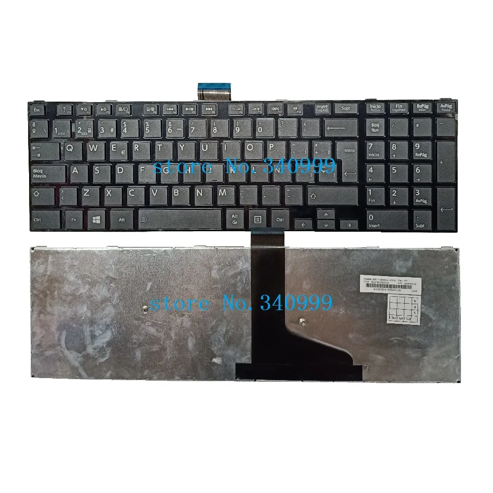 

NEW Spanish For Toshiba satellite L50-A S50-A s55-A L70-A L75-A C70-A C75-A black keyboard