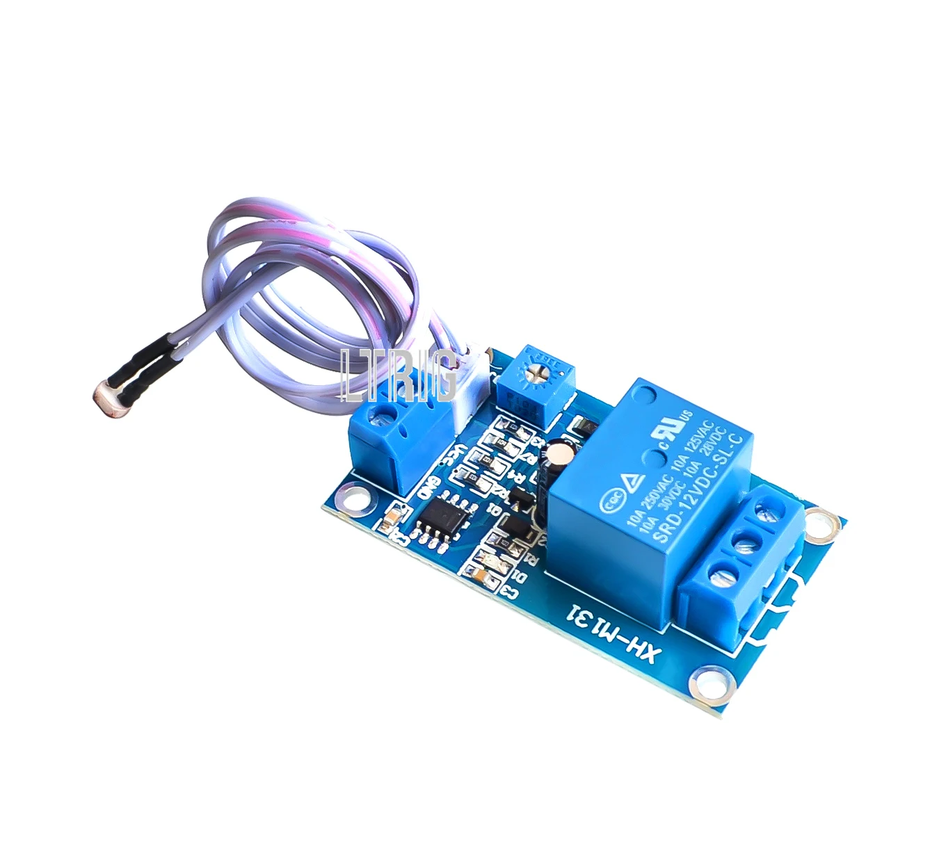 LTRIG Custom 1PCS DC 12V Light Control Switch Photoresistor Relay Module Detection Sensor 10A  Automatic Control Module