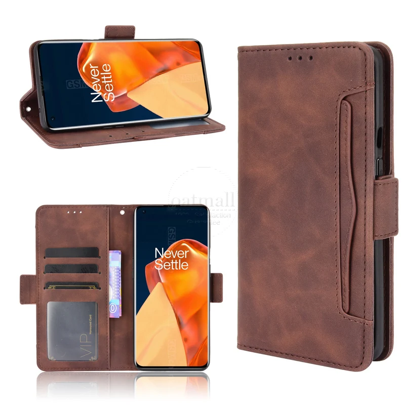 Wallet Cases For Oneplus 9 Pro Case Magnetic Closure Book Flip Cover For One Plus 9 Leather Card Holder Mobile Phone Bags image 5