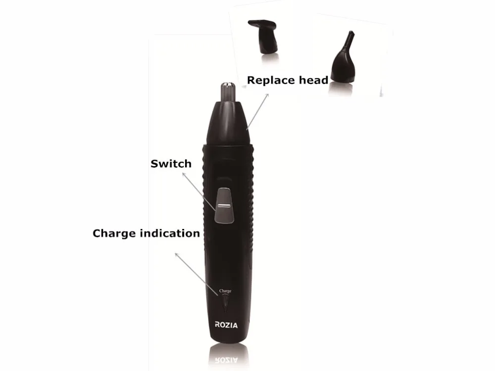 brand Rechargeable nose hair trimmer face ear trimer for men ear facial hair shaver waterproof trimmer free shipping