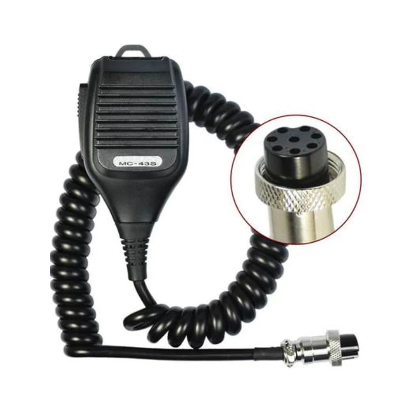 MC-43S Dynamic Hand Fist Microphone, Amateur Radio for Kenwood TS-480HX, TM-231, TS-590S, TS-990S, TS-2000X, TS-480SAT, 8 PIN