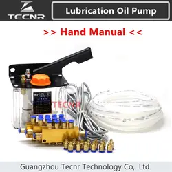 CNC Manual Oil Pump 600cc for CNC Machine Oil Lubrication pump system TECNR