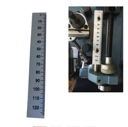 Bridgeport Milling Machine 0-120mm Depth Feed Rod Scale Ruler Aluminum B159 CNC Milling Machine Lathe Machine 1 PC New