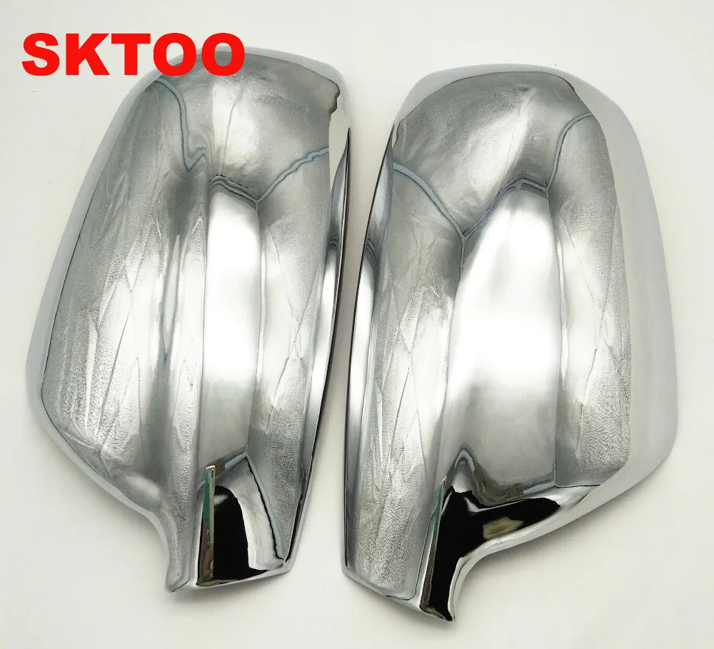 

For 2004-2012 Peugeot 307 CC SW 407 Door Side Wing Mirror Chrome Cover Rear View Cap Accessories 2pcs per Set Car Stying