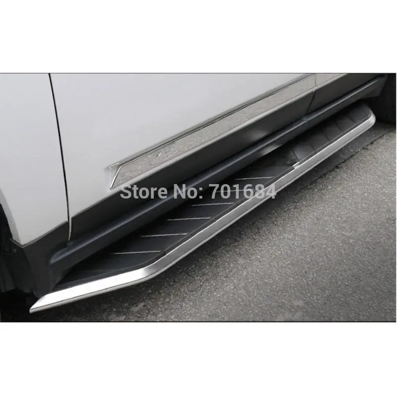 Black Pair Running Board Steps Nerf Bars For Jeep Patriot Compass 2011 2012 2013 2014 2015 2016  [QP1042]