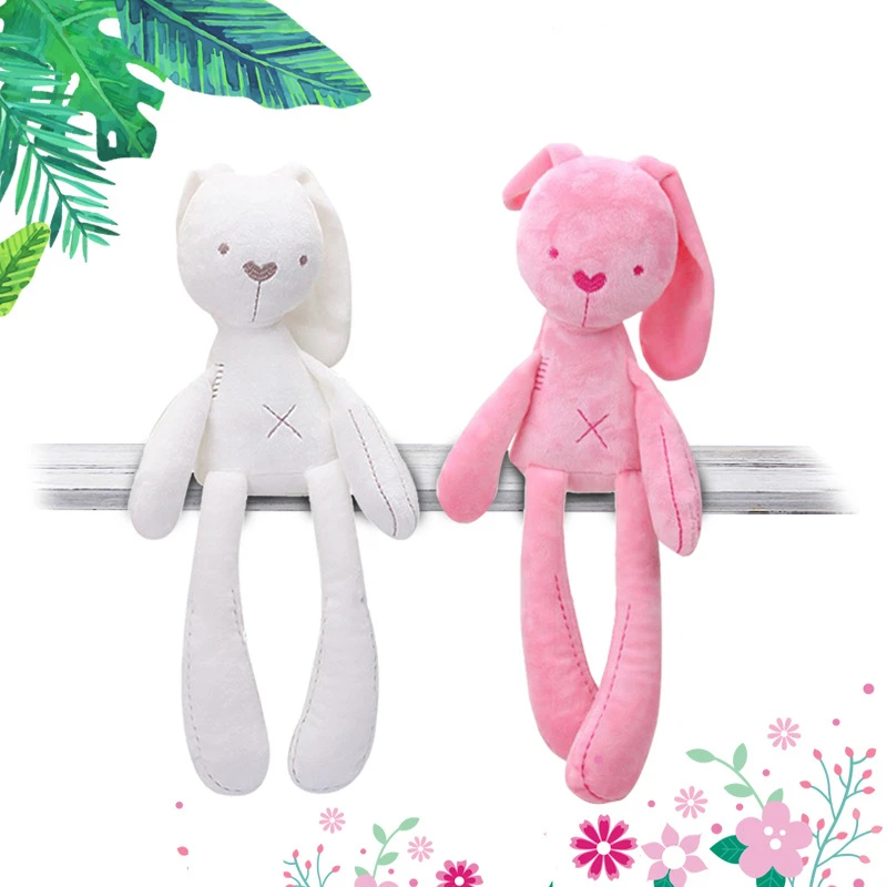 Elephant Animal Toys Infant 0-12 Month Hanging Ring Sleeping Toy Bunny Bear Rabbit Bed Stroller Plush Appease Dolls Pram игрушки