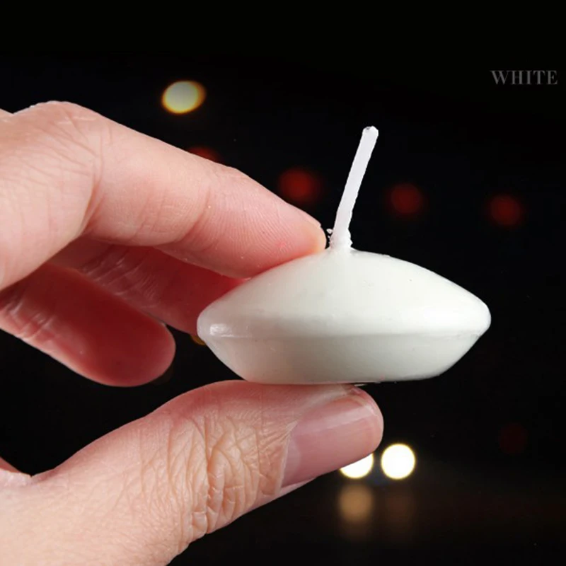 Floating Candle Spherical Romantic Expression Proposal Floating Wax On Water Smokeless Small Candle Restaurant Bar Floating Wax