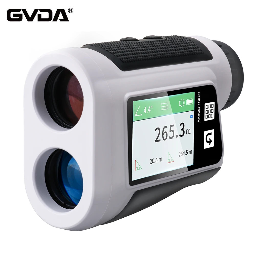 GVDA Telescope Laser Rangefinder Rechargeable LCD Laser Distance Meter 1500M 1000M 800M 600M Range Finder for Golf Hunting Sport