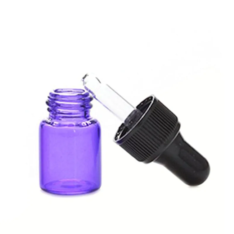 Bộ 50 Mini 1 2Ml 3Ml 5Ml Rỗng Ly Đá Kính Bình Rõ Ràng Di Động Bộ Tinh Dầu Thông Thơm Phòng hổ Phách Lọ