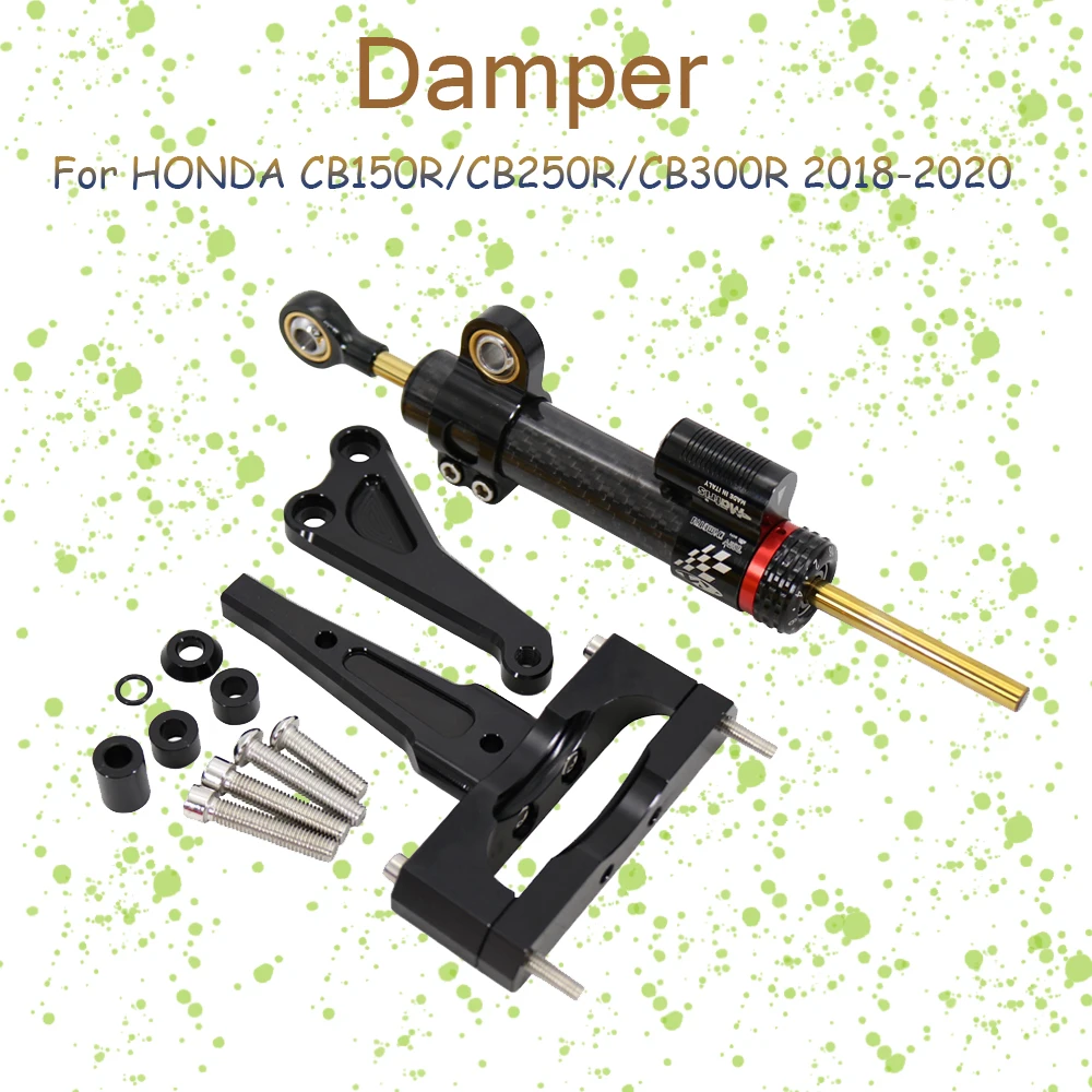 

Motorcycle Accessories Steering Stabilizer Damper Mounting Bracket Kit CB 300 R For HONDA CB300R 2018 2019 2020