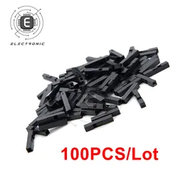 100PCS/Lot  2.54mm 1PIN 2PIN Pitch Dupont Housing Female Pin Connector Jumper Wire Cable Plastic Shell