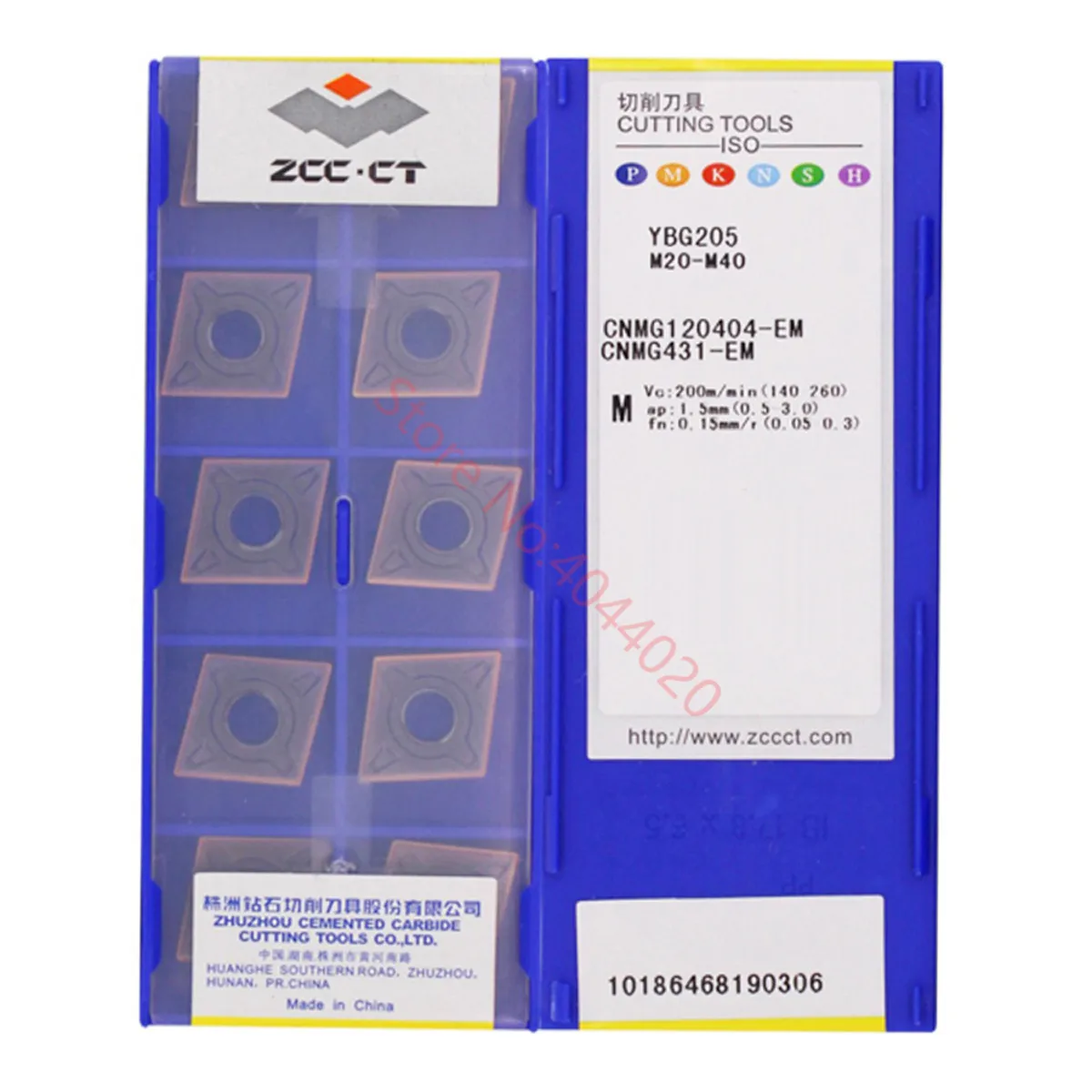 ZCC.CT CNMG120404 CNMG120408 CNMG120412 CNMG160608 CNMG160612-EM YBG205 ZCC.CT Cutting Carbide Insert CNMG  Inserts