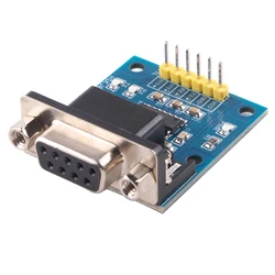 TTL to RS232 Module, RS232 to TTL Level, Male Female DB9 Serial Port Module RS-232 TTL Mutual Conversion Adapter