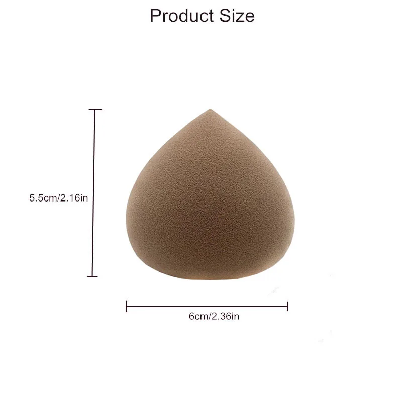 Makeup Sponge Puff Beauty Egg Powder & Foundation Face Cream Cosmetic Peach Sponges and Box Makeup Blending Women Beauty Tool