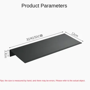 Cremalheira escovada do armazenamento do banheiro, prateleira moderna da parede, acessórios home, ouro, preto, branco, cozinha, 30-50cm 10 principais vendas prateleira decorativa dourada - №3