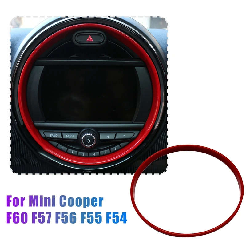 

8.8 Inch Red Center Console Dashboard Navigation Display Cover Trim Decoration Ring for Mini Cooper F60 F57 F56 F55 F54