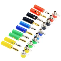 1 set Male And Female 4mm Banana Plug To Insert Connector Banana Pin DIY Model Parts Terminal Plug Socket