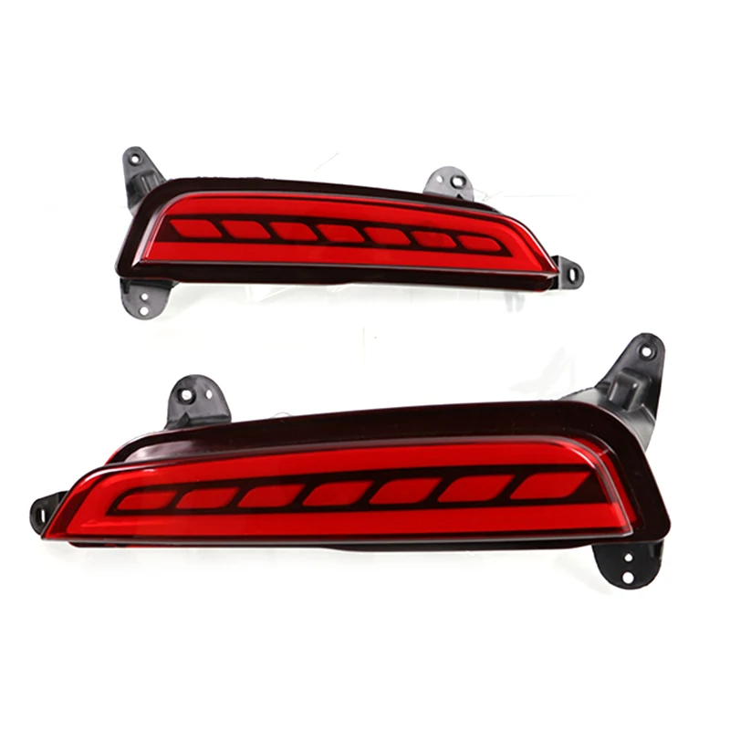 1 Pair For Hyundai Creta IX25 2014 2015 2016 2017 Led Reflector driving lights Brake Lights rear bumper lamp Turning Signal ligh