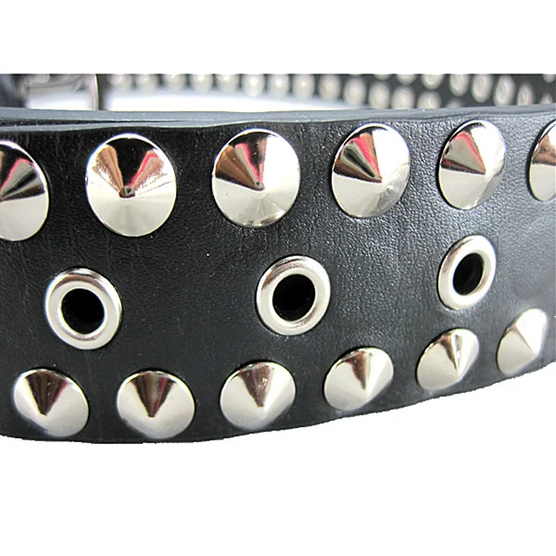 Idopy Designer Punk Belts For Women Men Fashion Rivets Male Belt PU Leather Hip Hop Studded Costume Party Strap Women