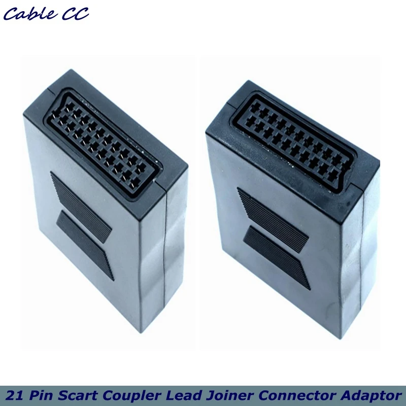 Exquisitely Designed Durable 21 Pin Scart Coupler Cable Lead Joiner Connector Adaptor Female to Female Socket