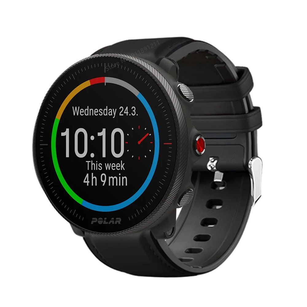 22mm Leder Silikon armband für Polar Vantage m m2 v3/Körnung x Pro Titan Sport Uhren armband Armband für Samsung Galaxy Uhr 3 45mm – Detail 1