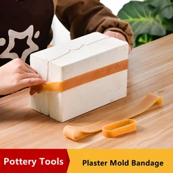 Ceramic Plaster Mould Bandage Adjustable Binding Belt Ceramic Mould Binding Mould Stretch Rubber Ring Elastic Band Pottery Tools